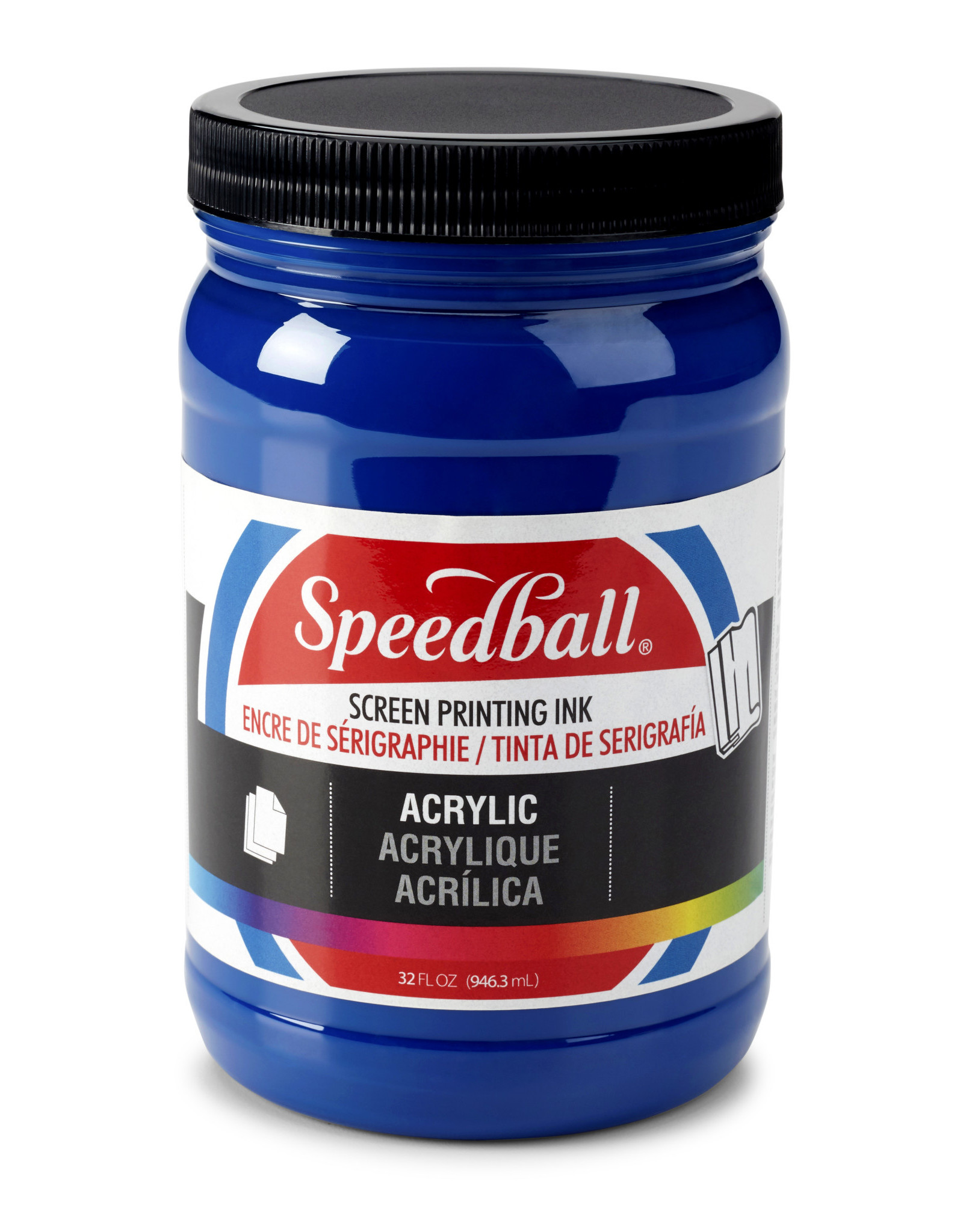 SPEEDBALL ART PRODUCTS Speedball Acrylic Screen Printing Ink, Process Cyan, 32oz