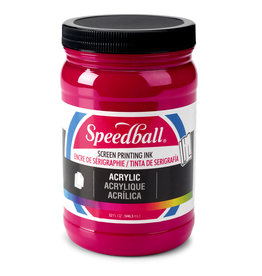 SPEEDBALL ART PRODUCTS Speedball Acrylic Screen Printing Ink, Process Magenta, 32oz