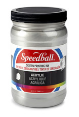 CLEARANCE Speedball Acrylic Screen Printing Ink, Silver, 32oz
