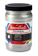SPEEDBALL ART PRODUCTS Speedball Acrylic Screen Printing Ink, Silver, 32oz