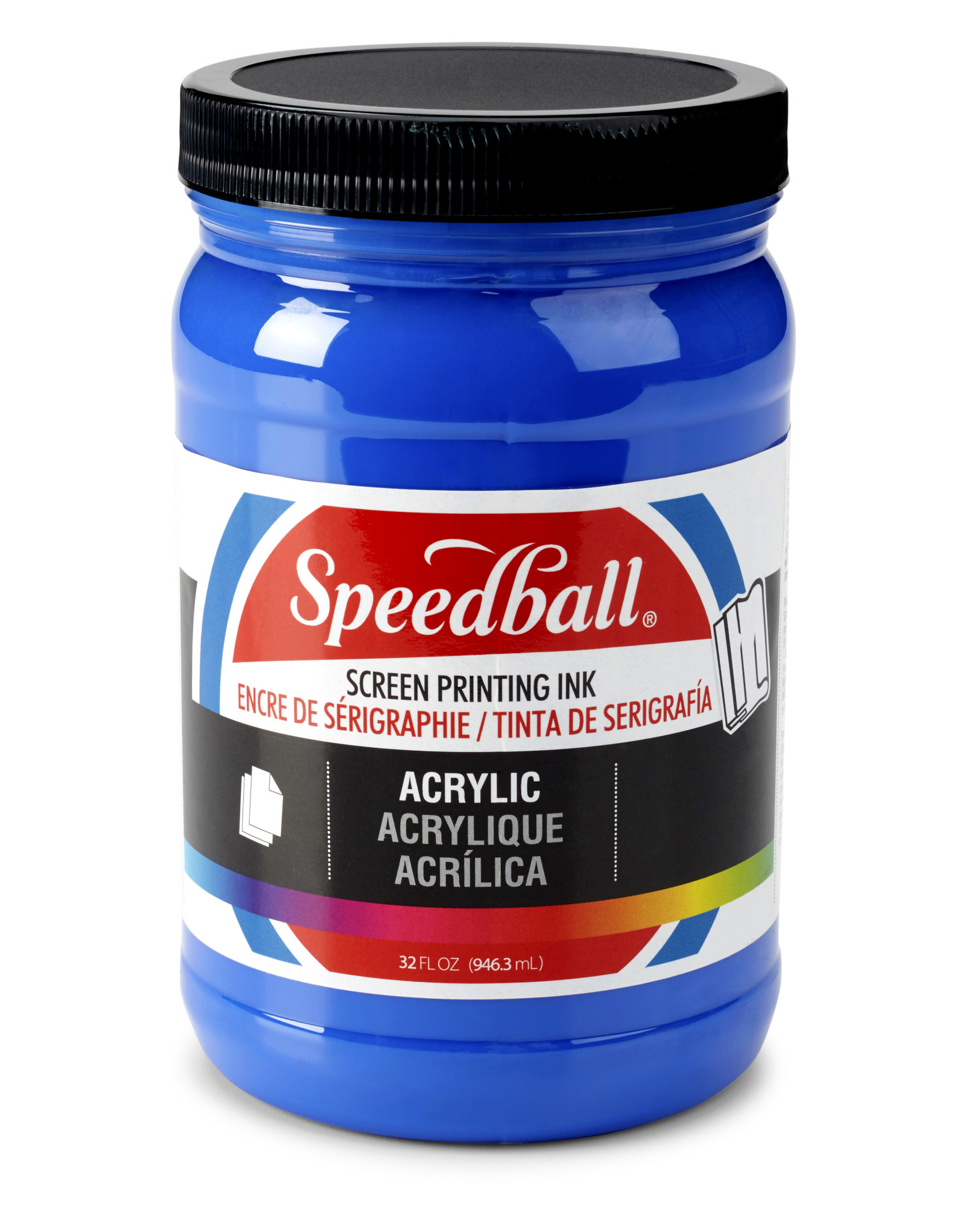 SPEEDBALL ART PRODUCTS Speedball Acrylic Screen Printing Ink, Ultramarine Blue, 32oz