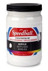 SPEEDBALL ART PRODUCTS Speedball Acrylic Screen Printing Ink, White, 32oz