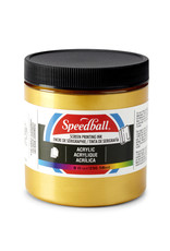 SPEEDBALL ART PRODUCTS Speedball Acrylic Screen Printing Ink, Gold, 8oz