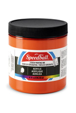 SPEEDBALL ART PRODUCTS Speedball Acrylic Screen Printing Ink, Orange, 8oz