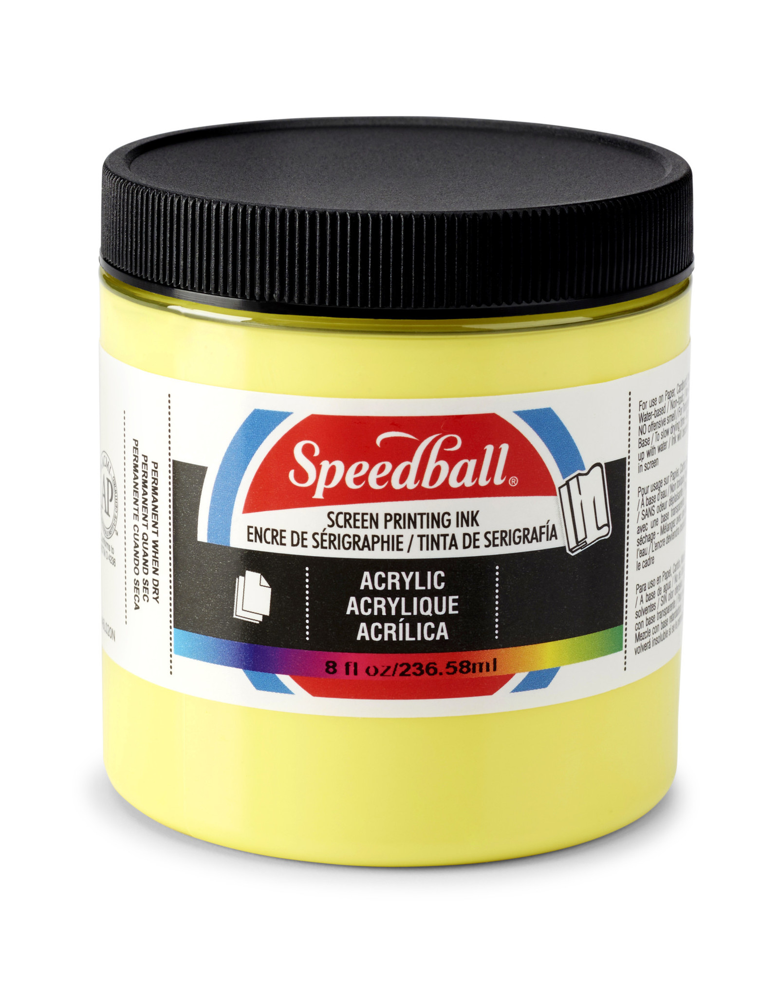 SPEEDBALL ART PRODUCTS Speedball Acrylic Screen Printing Ink, Primrose Yellow, 8oz