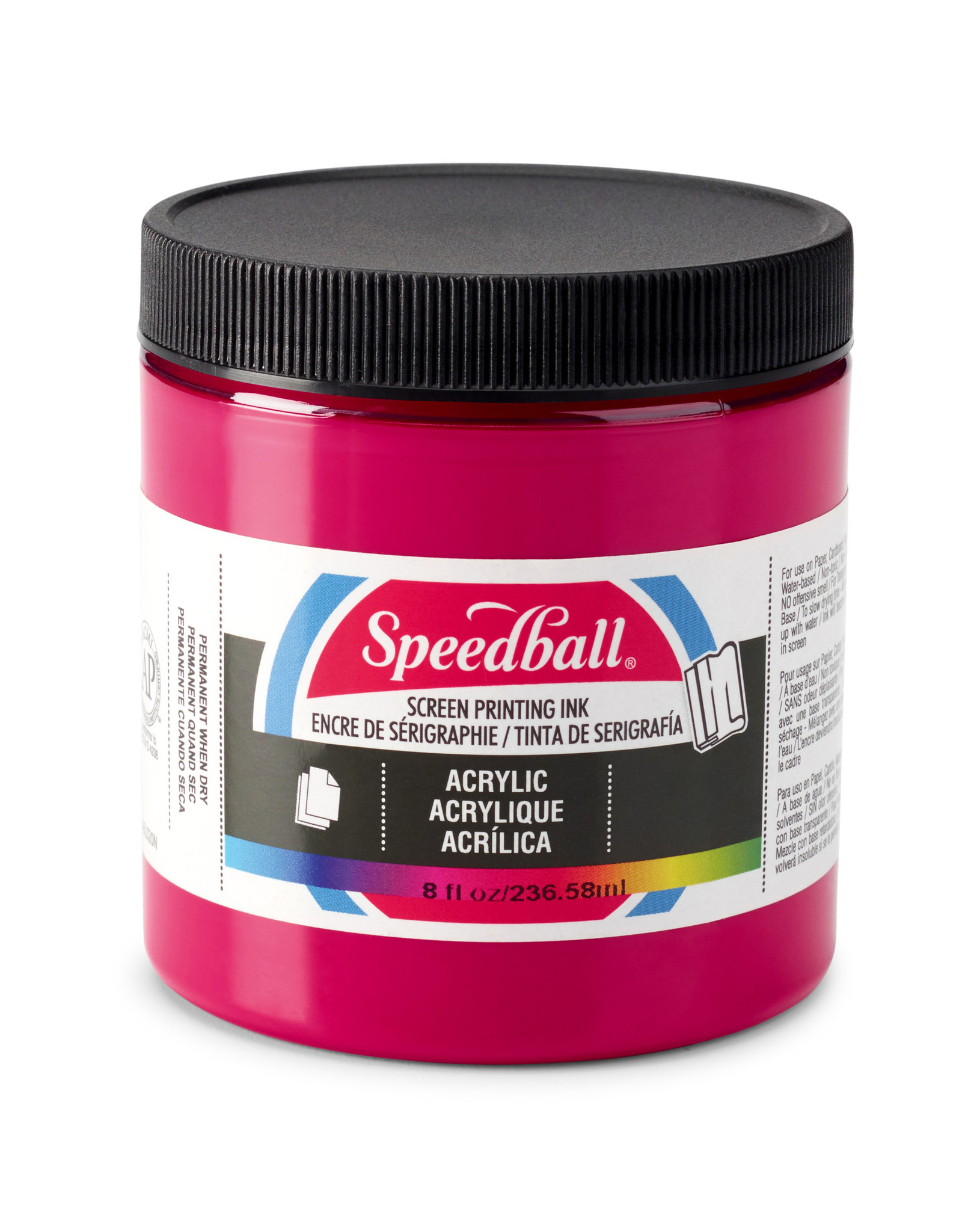 SPEEDBALL ART PRODUCTS Speedball Acrylic Screen Printing Ink, Process Magenta, 8oz