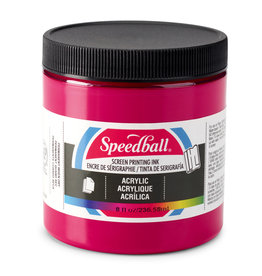 SPEEDBALL ART PRODUCTS Speedball Acrylic Screen Printing Ink, Process Magenta, 8oz