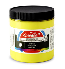 SPEEDBALL ART PRODUCTS Speedball Acrylic Screen Printing Ink, Process Yellow, 8oz