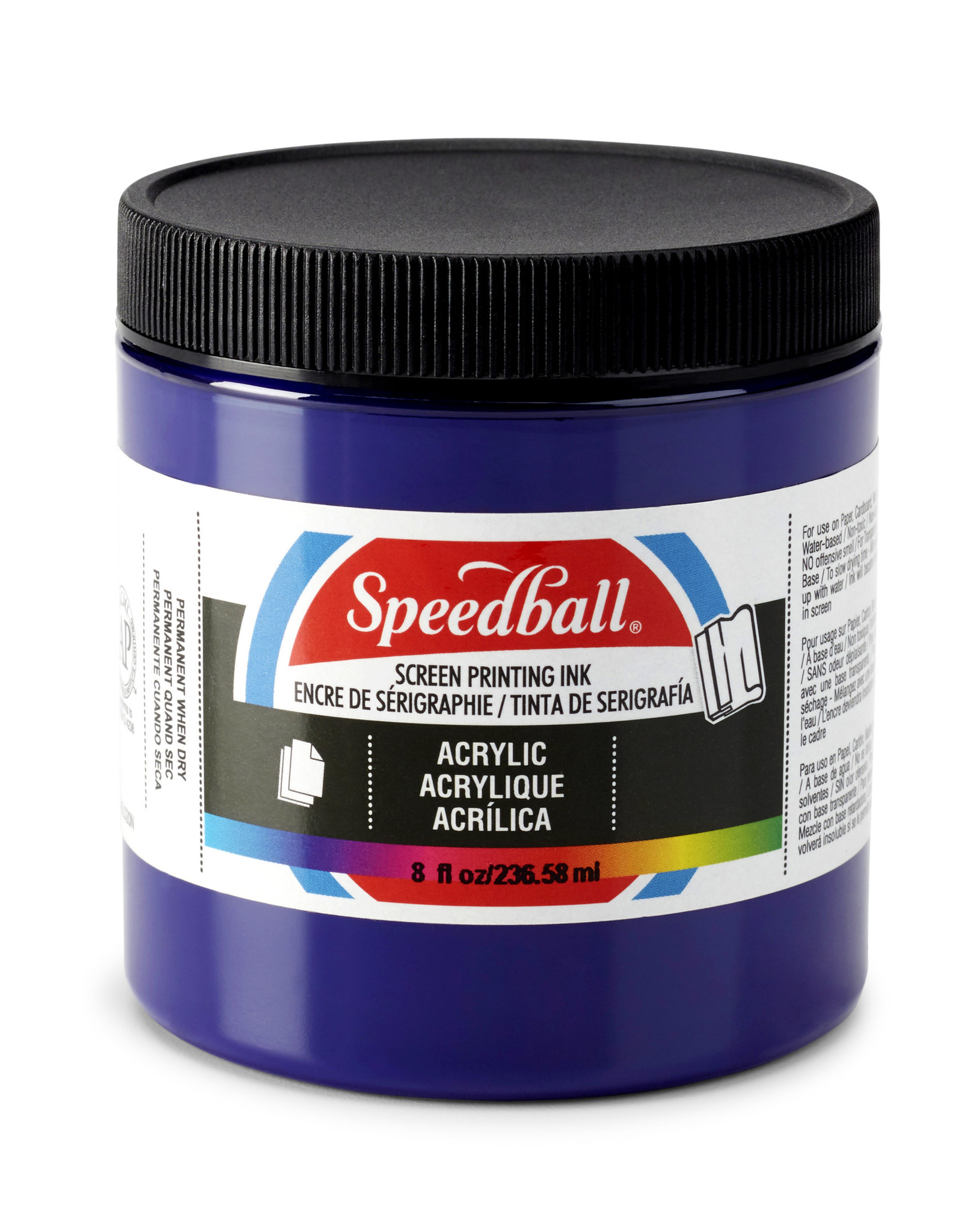 SPEEDBALL ART PRODUCTS Speedball Acrylic Screen Printing Ink, Violet, 8oz