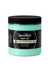 SPEEDBALL ART PRODUCTS Speedball Acrylic Screen Printing Ink, Night Glo Green, 8oz