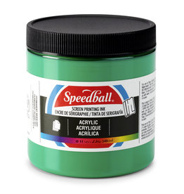 SPEEDBALL ART PRODUCTS Speedball Acrylic Screen Printing Ink, Emerald Green, 8oz