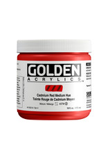 CLEARANCE Golden Heavy Body Acrylic Paint, Cadmium Red Medium Hue, 16oz