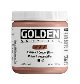 CLEARANCE Golden Heavy Body Acrylic Paint, Iridescent Copper (Fine), 8oz