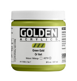 Golden Golden Heavy Body Acrylic Paint, Green Gold, 8 oz