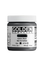 Golden Golden Heavy Body Acrylic Paint, Carbon Black, 4oz