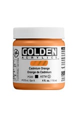 CLEARANCE Golden Heavy Body Acrylic Paint, Cadmium Orange, 4oz