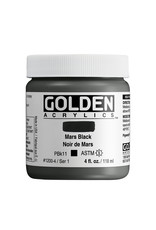 Golden Golden Heavy Body Acrylic Paint, Mars Black, 4oz