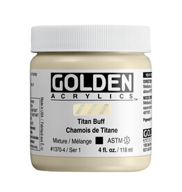 Golden Golden Heavy Body Acrylic Paint, Titan Buff, 4oz