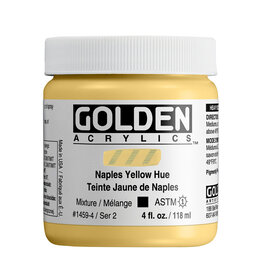 Golden Golden Heavy Body Acrylic Paint, Naples Yellow Hue, 4oz