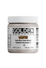 Golden Golden Heavy Body Acrylic Paint, Gold Mica Flake Small, 4oz