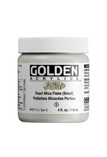 Golden Golden Heavy Body Acrylic Paint, Pearl Mica Flake Small, 4oz
