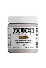 Golden Golden Heavy Body Acrylic Paint, Gold Mica Flake Large, 4oz Golden Golden Heavy Body Acrylic Paint, Gold Mica Flake Large, 4oz