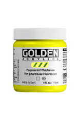 Golden Golden Heavy Body Acrylic Paint, Fluorescent Chartreuse, 4oz