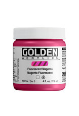 Golden Golden Heavy Body Acrylic Paint, Fluorescent Magenta, 4oz