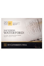 St.Cuthberts Saunders Waterford Block 14'' x 10'', Rough, 140 lb (300 gsm), 20 Sheets