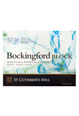 St.Cuthberts Bockingford Cold-Press Block, 12” x 16”
