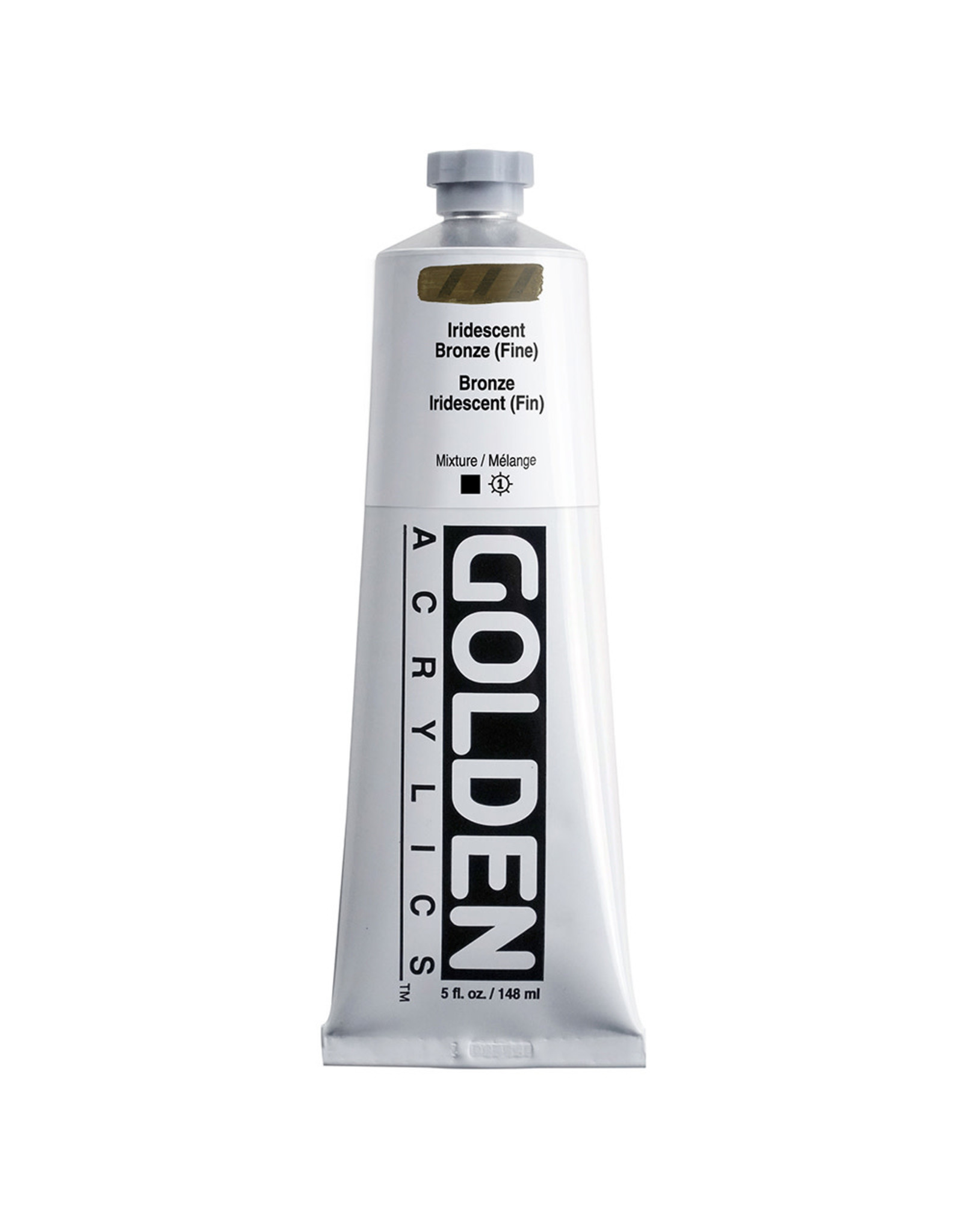 Golden Golden Heavy Body Acrylic Paint, Iridescent Bronze (Fine), 5oz