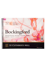 St.Cuthberts Bockingford Hot-Press Pad, Spiral, 9” x 12”