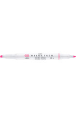 Zebra Mildliner Double Ended Highlighter Pink