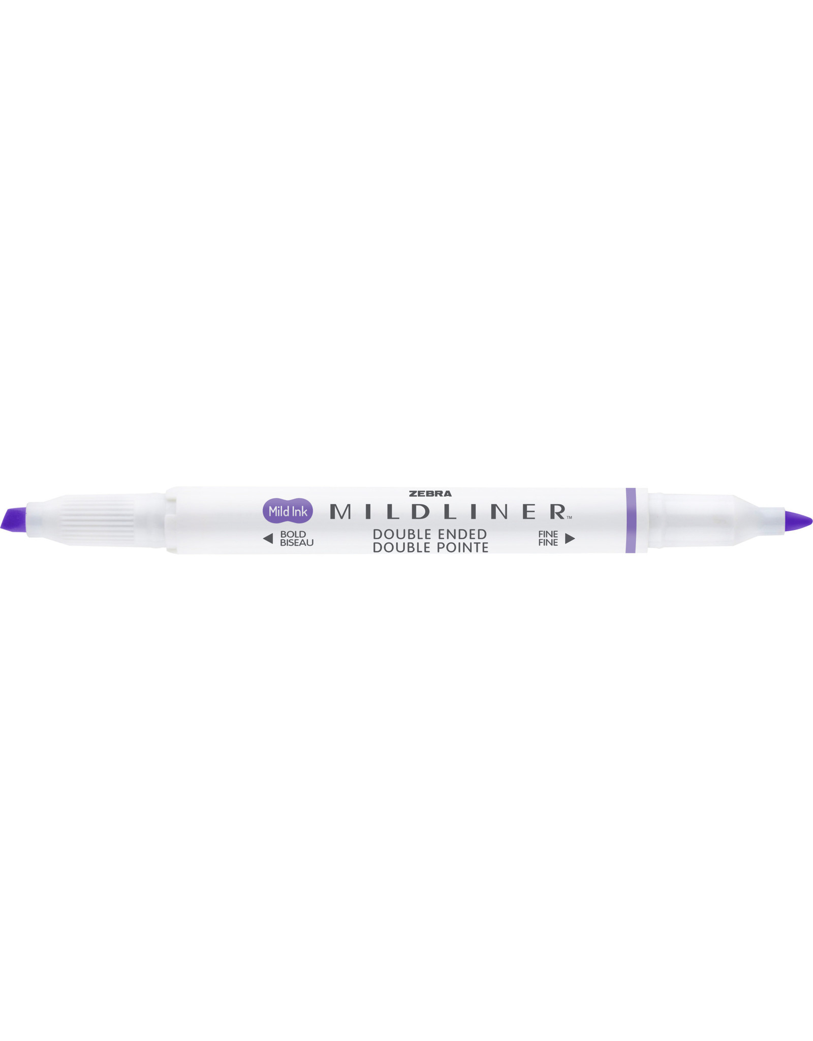 Zebra Mildliner Double Ended Highlighter Pen Mild Violet