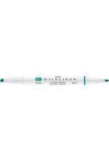 Zebra Mildliner Double Ended Highlighter, Summer Green