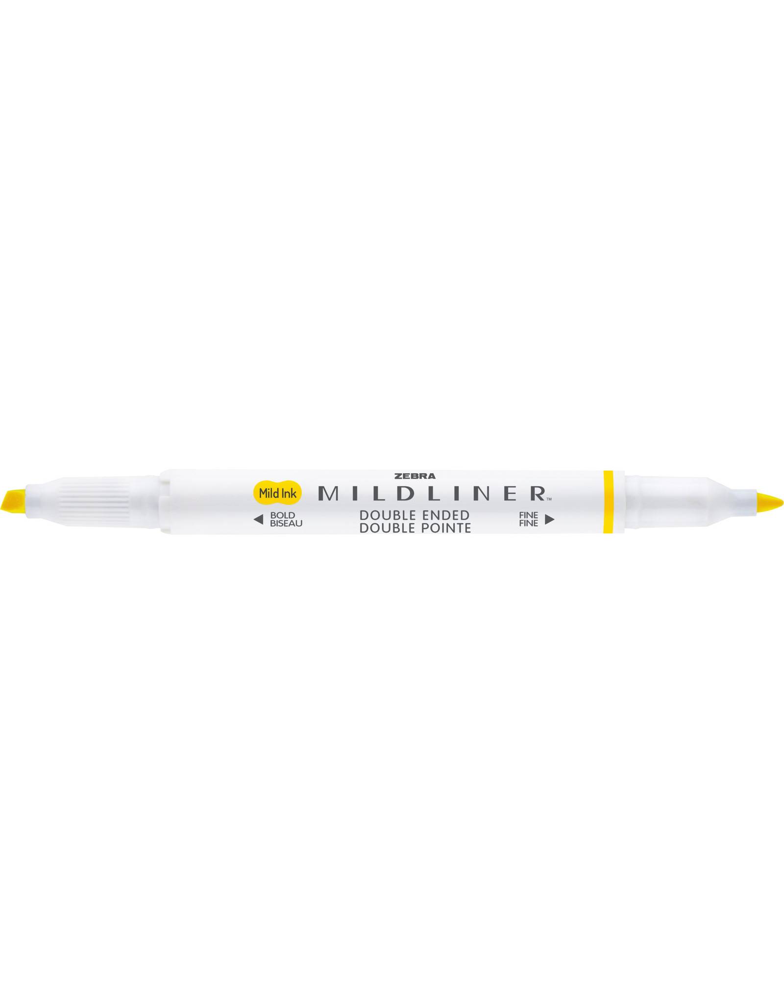 Zebra Mildliner Double Ended Highlighter, Mild Yellow