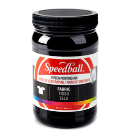 SPEEDBALL ART PRODUCTS Speedball Fabric Screen Printing Ink, Black, 32oz