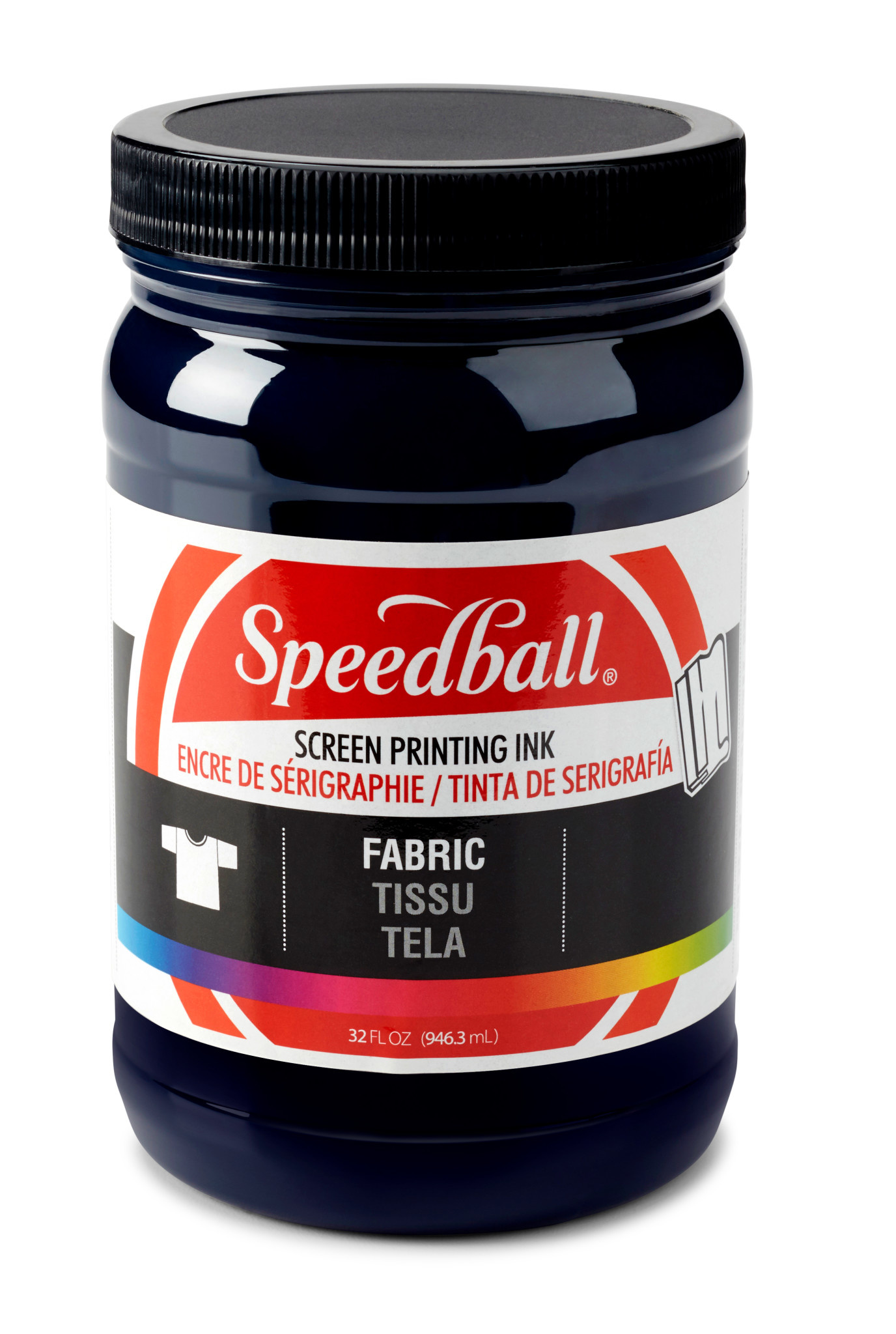 Speedball Fabric Screen Printing Ink, 32-Ounce, Red