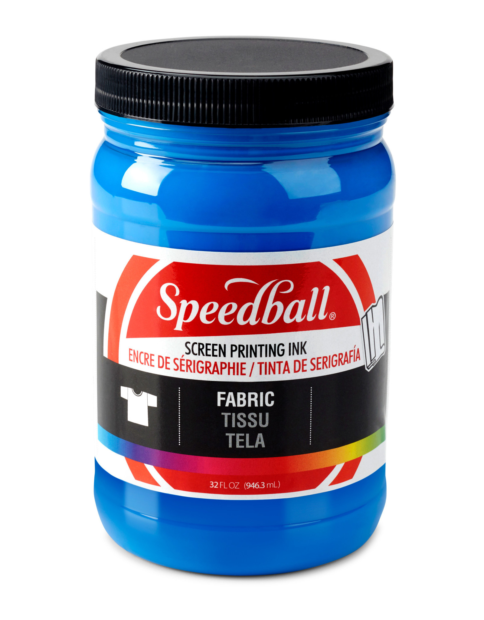 SPEEDBALL ART PRODUCTS Speedball Fabric Screen Printing Ink, Blue, 32oz