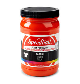 CLEARANCE Speedball Fabric Screen Printing Ink, Orange, 32oz