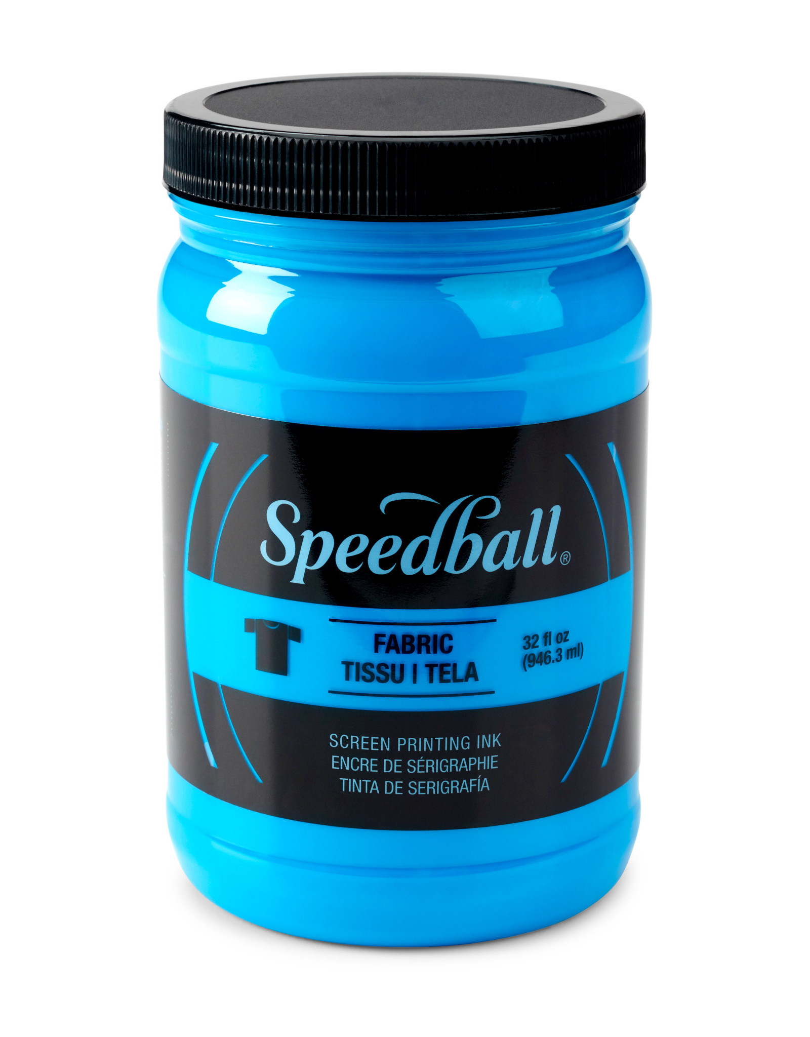 CLEARANCE Speedball Fabric Screen Printing Ink, Fluorescent Blue, 32oz