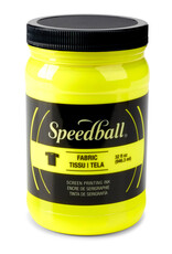 SPEEDBALL ART PRODUCTS Speedball Fabric Screen Printing Ink, Fluorescent Yellow, 32oz