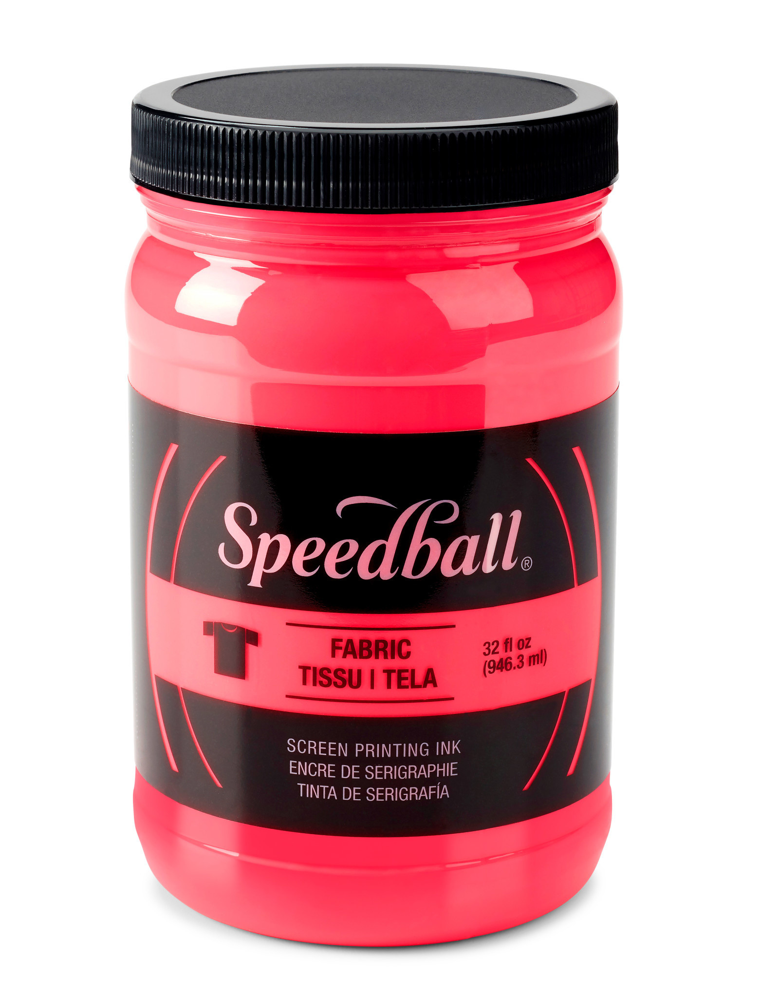 CLEARANCE Speedball Fabric Screen Printing Ink, Fluorescent Hot Pink, 32oz