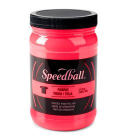 SPEEDBALL ART PRODUCTS Speedball Fabric Screen Printing Ink, Fluorescent Hot Pink, 32oz