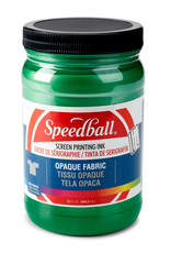 SPEEDBALL ART PRODUCTS Speedball Fabric Screen Printing Ink, Opaque Emerald, 32oz