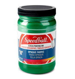 SPEEDBALL ART PRODUCTS Speedball Fabric Screen Printing Ink, Opaque Emerald, 32oz