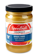 SPEEDBALL ART PRODUCTS Speedball Fabric Screen Printing Ink, Opaque Gold, 32oz