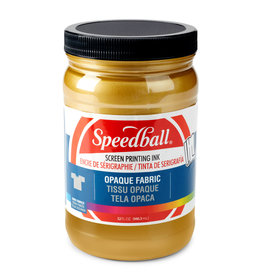 CLEARANCE Speedball Fabric Screen Printing Ink, Opaque Gold, 32oz