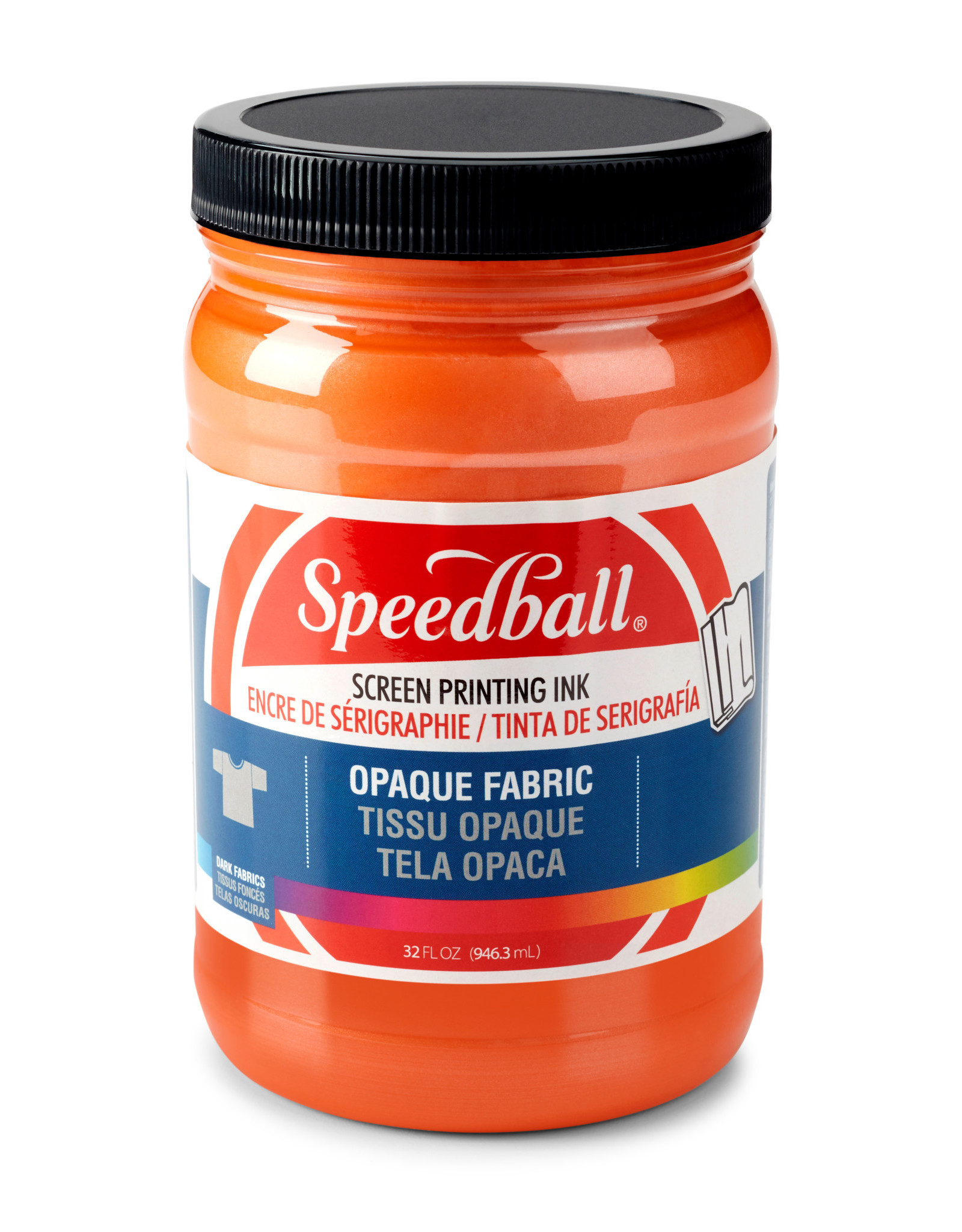 CLEARANCE Speedball Fabric Screen Printing Ink, Sherbet, 32oz