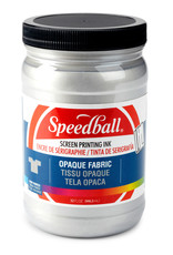 SPEEDBALL ART PRODUCTS Speedball Fabric Screen Printing Ink, Opaque Silver, 32oz